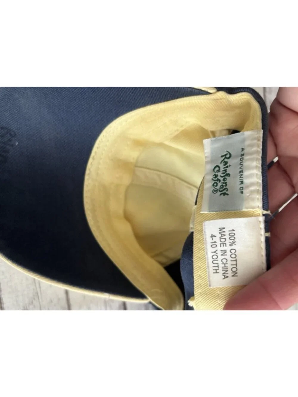 Rainforest Cafe Distressed Youth Kids Baseball Cap Hat Adjustable Frog